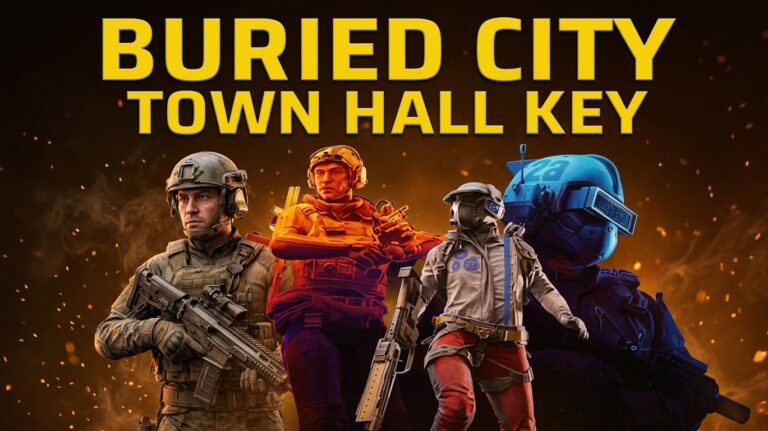 buried city town hall key