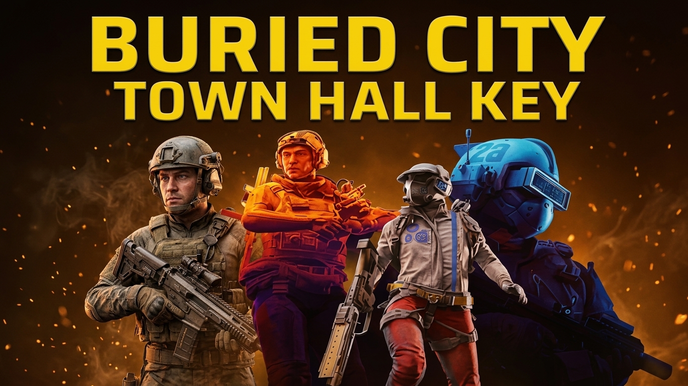 buried city town hall key