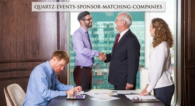 quartz events sponsor matching companies